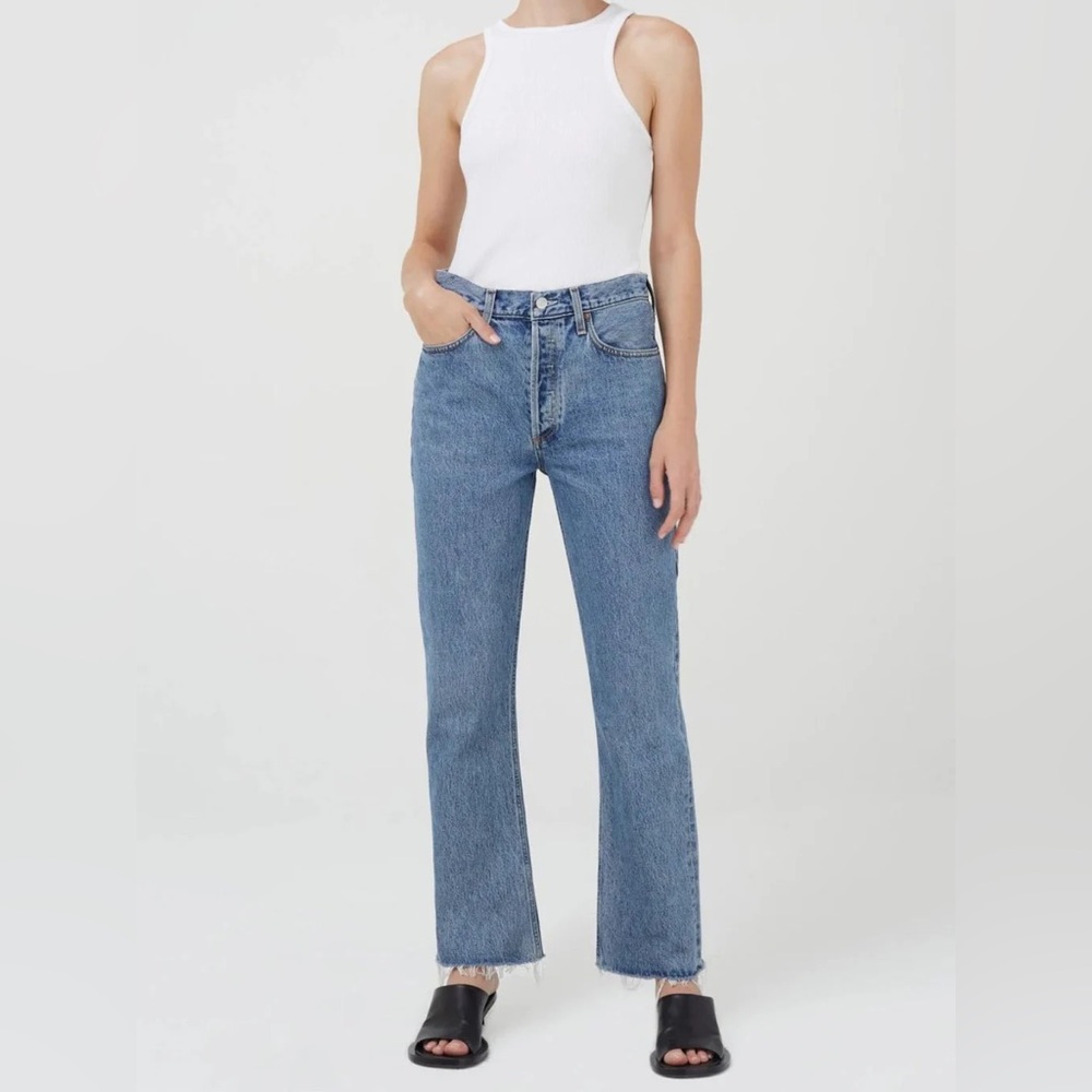 AGOLDE Mid Rise Relaxed Boot Jeans